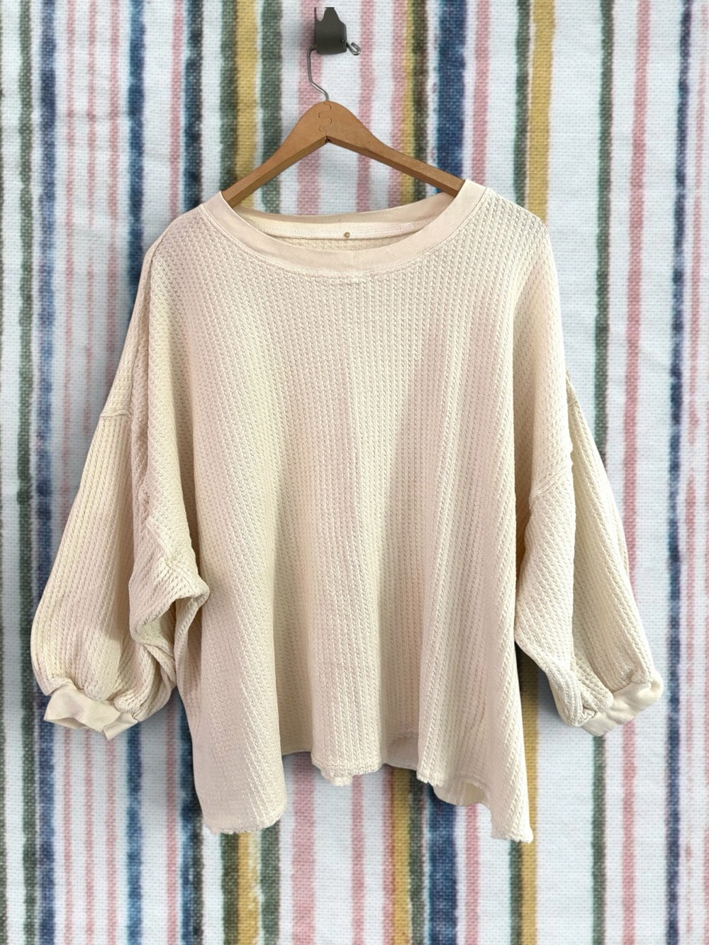 Aquarius Cocktail Waffle Knit Short Sleeve